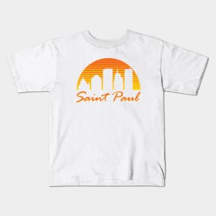 Saint Paul Skyline Kids T-Shirt